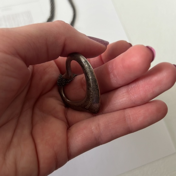 Tiffany and co silver heart necklace open heart - Picture 10 of 10